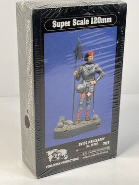 SEALED Verlinden Super Scale 120mm Swiss Mercenary ( ca. 1470 ) 767 Figure NEW